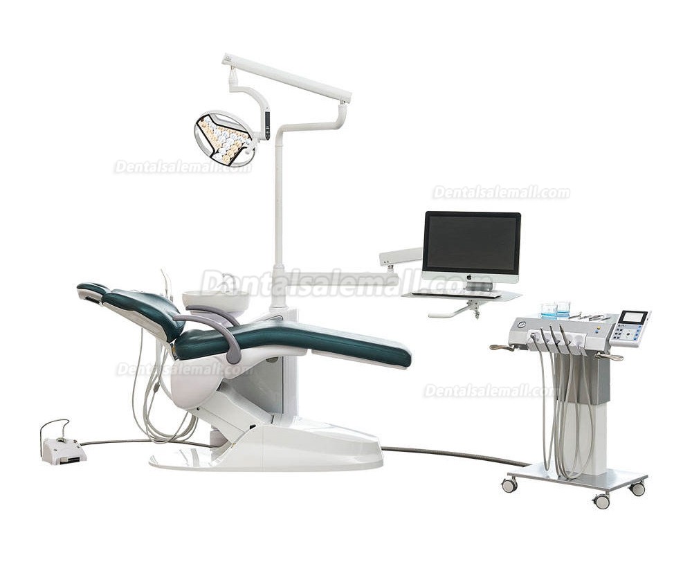 Safety® M8 Dental Implant Surgical Chair Unit Implant Treatment Unit with Waist Support and Stools